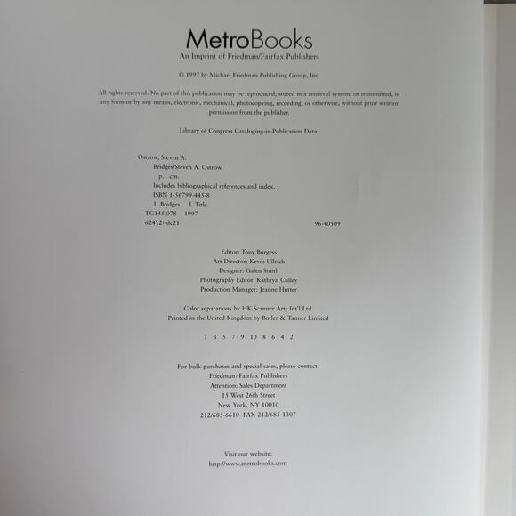 Bridges by Steven A. Ostrow – Architecture & Photography Coffee Table Book - Picture 6 of 7